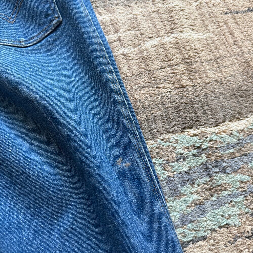 Men's Vintage 70's Levi's Orange Tab 573 High Rise Denim Blue Jeans Sz 30 x 32 - Picture 5 of 11